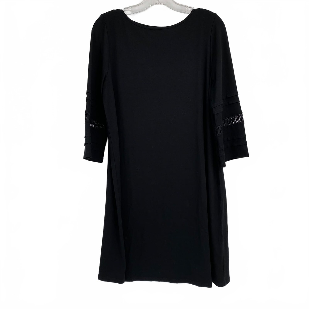 J.Jill Black Mini Dress | Synthetic, Size M, Regular